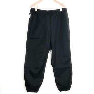 Unisex Black Windpant Swishy Streetwear NEW XL